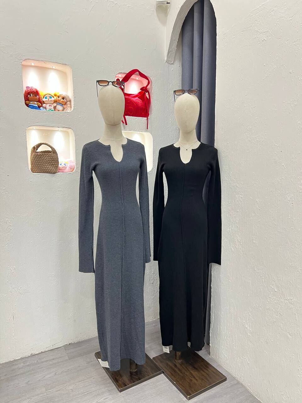 3116 Knit Long Dress