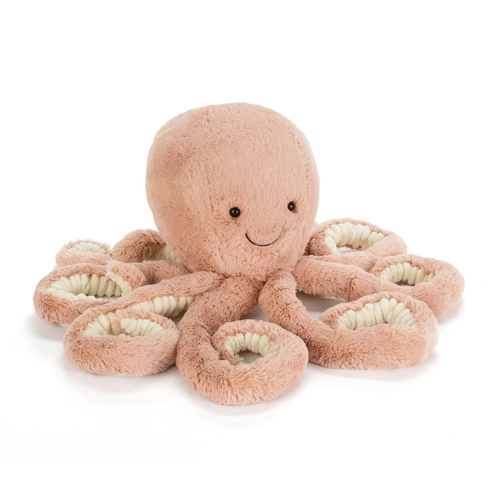 JELLYCAT 粉橙色八爪魚 Odell Octopus