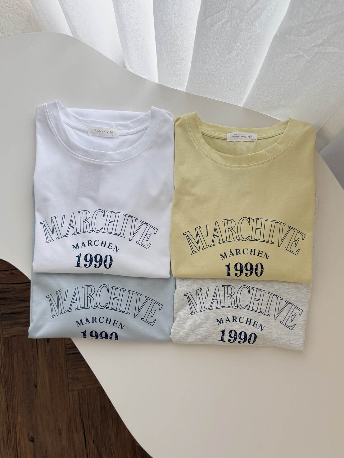 法朵Fado shop｜1990字母寬鬆短T 0215029