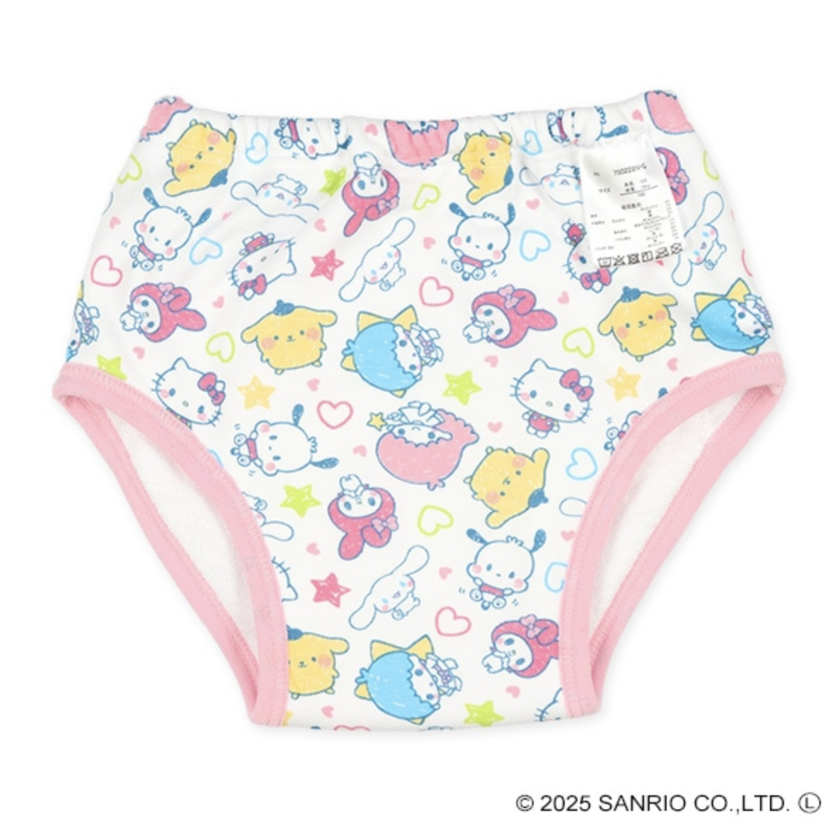 Sanrio 5層學習褲 訓練褲 -100碼
