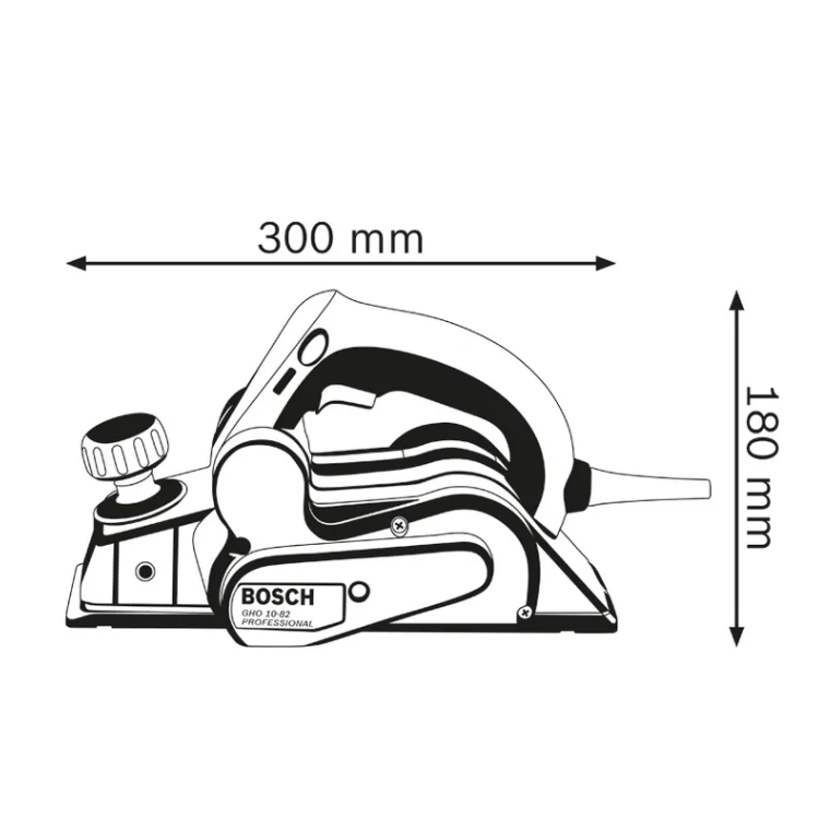 BOSCH 電動刨刀組 GHO 10-82 0601594005