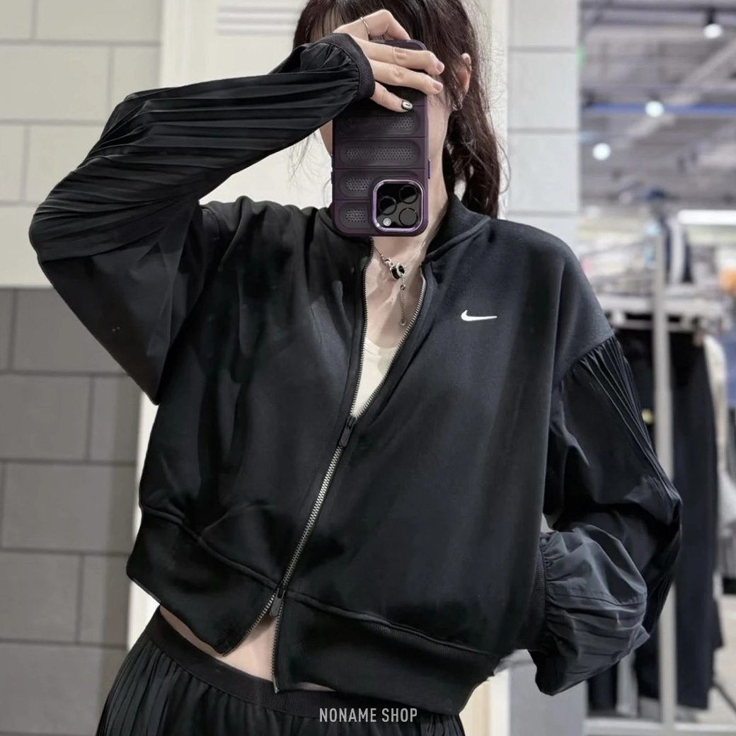 NIKE Sportswear 百褶 寬鬆 運動 外套 (女款)