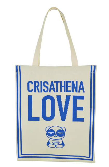 C45 Crisathena Crisathena Love Chill Panda手提袋 - 米色 BEIGE