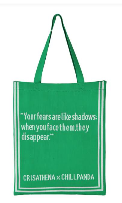 C47 Crisathena Crisathena Love Chill Panda手提袋 - 綠色 GREEN
