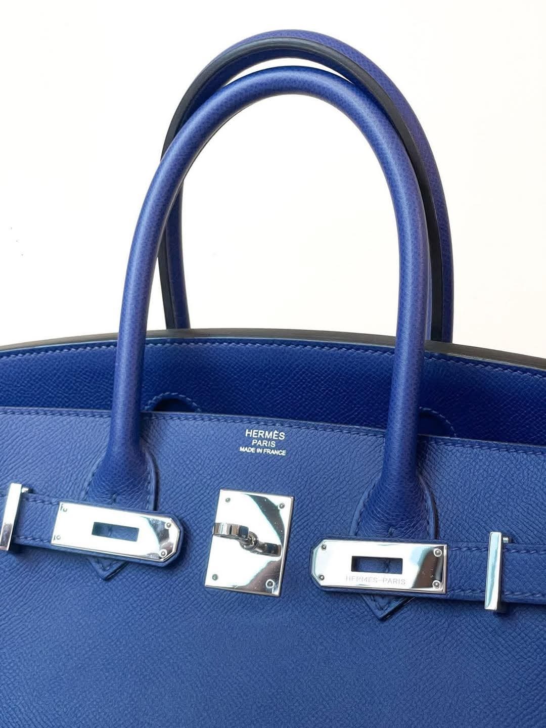 Preloved Hermès Birkin Epsom Leather Bleu Electric PHW HK$8x,xxx  (HK$2,000 即時落訂)