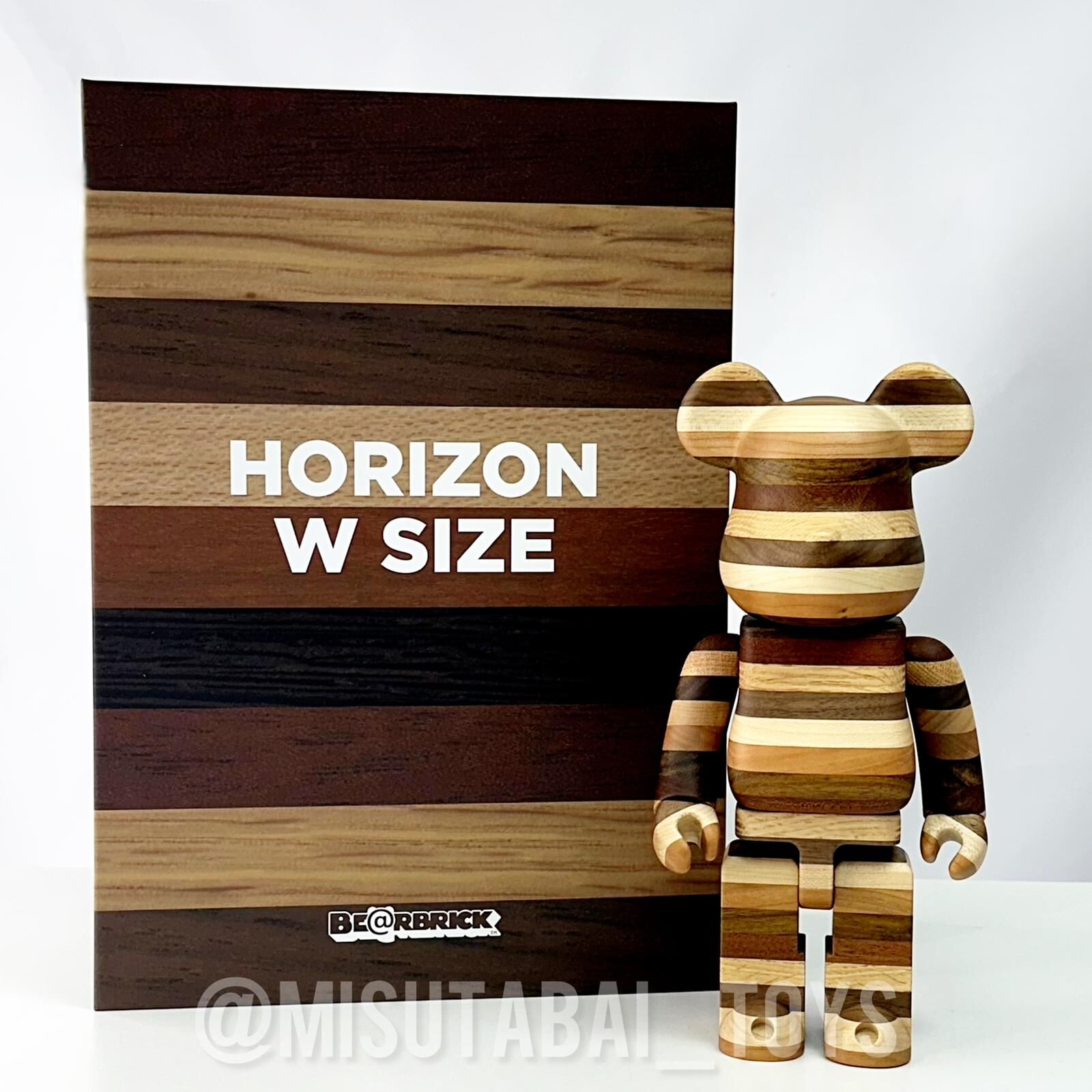 400% BEARBRICK Karimoku HORIZON W SIZE