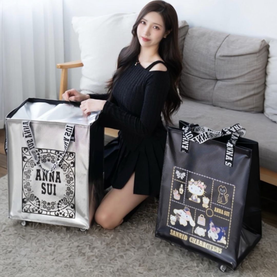 26066-KT Sanrio Hello Kitty x Anna Sui 聯名滑輪購物車 #TW-AS26