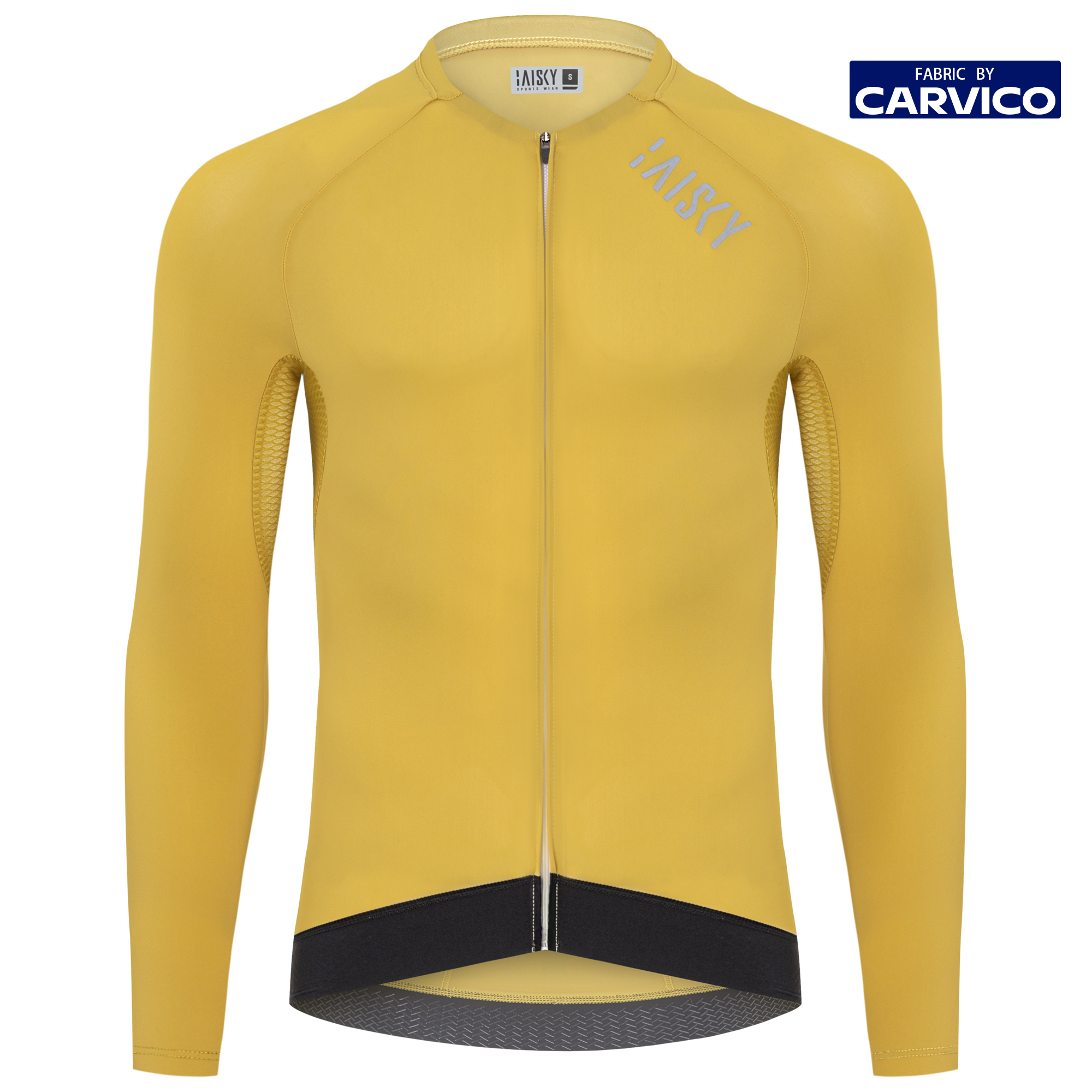 男款空力薄款長車衣 精煉 黃