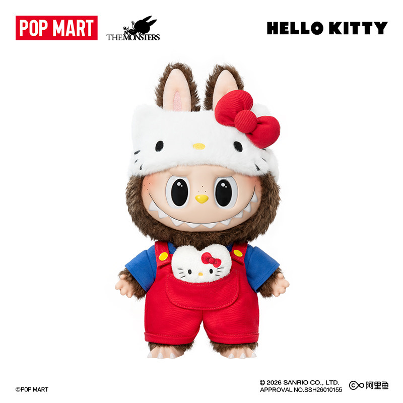 Labubu The Monsters X Sanrio Hello Kitty Series - Vinyl Plush Doll