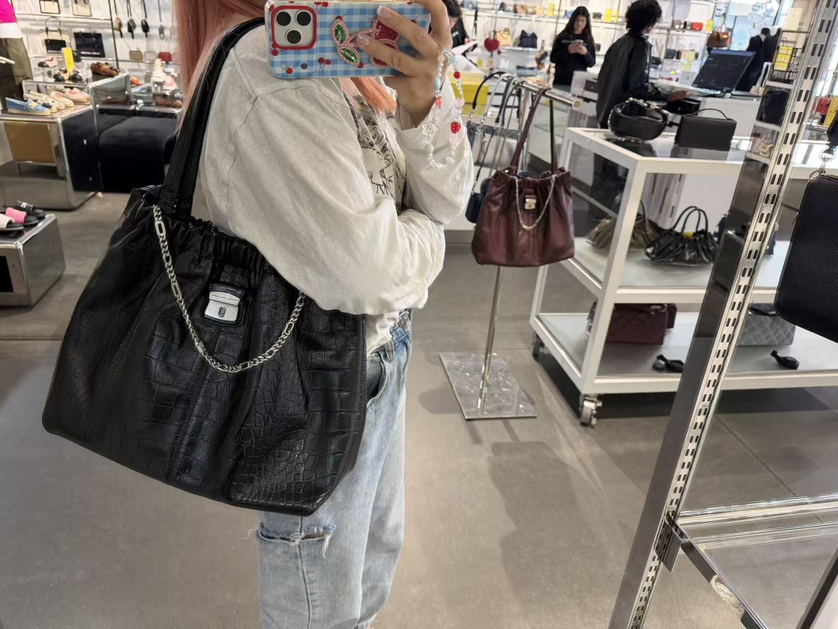 【直播】Marc Jacobs H030705 壓紋鏈條包