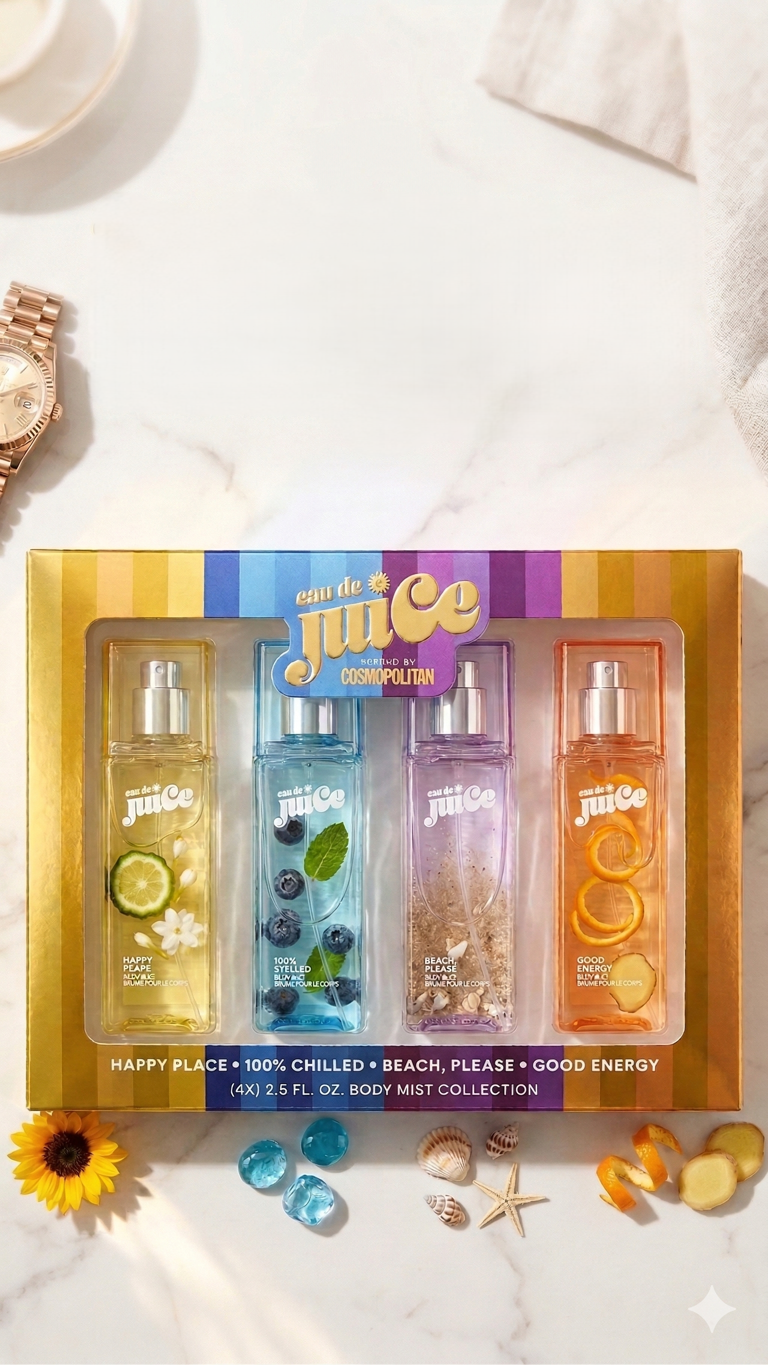 【直播】Cosmopolitan LX030718 Eau de Juice Body Mist Collection 香氛噴霧禮盒組