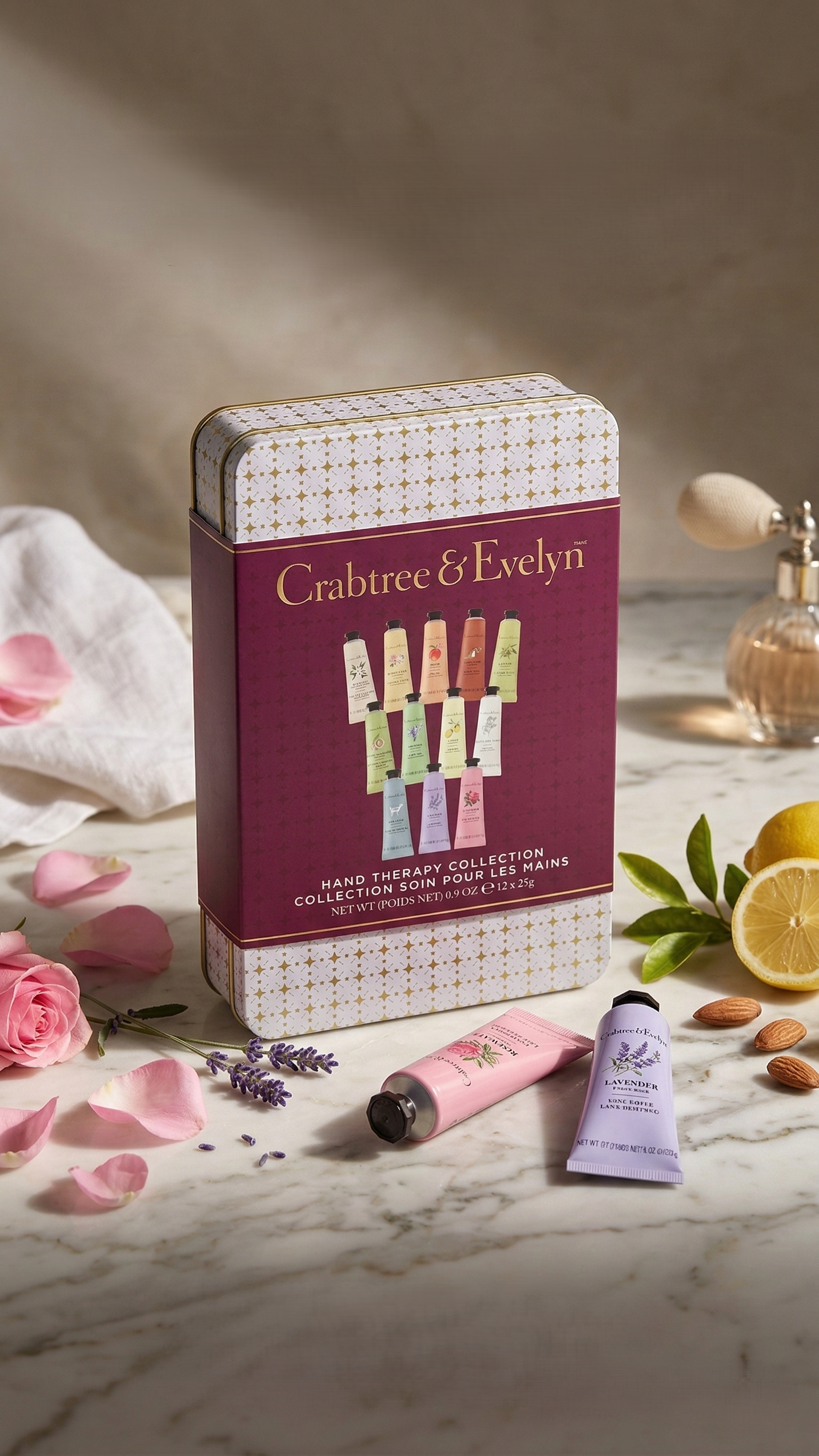 【直播】Crabtree & Evelyn LX030719 護手霜禮盒(12支裝)