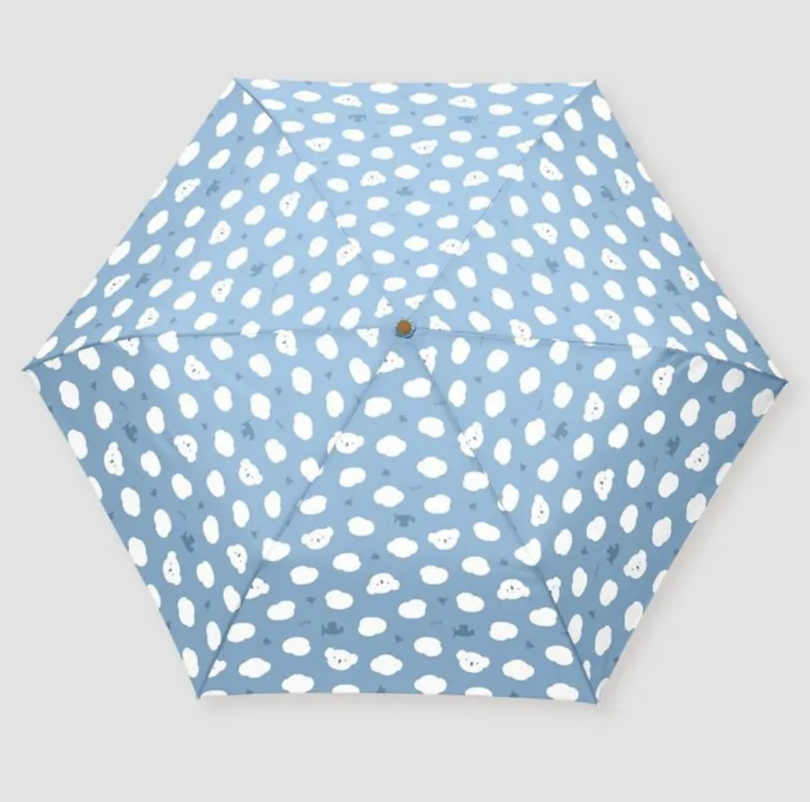 Miffy Boris 縮骨遮 雨傘 -淺藍色
