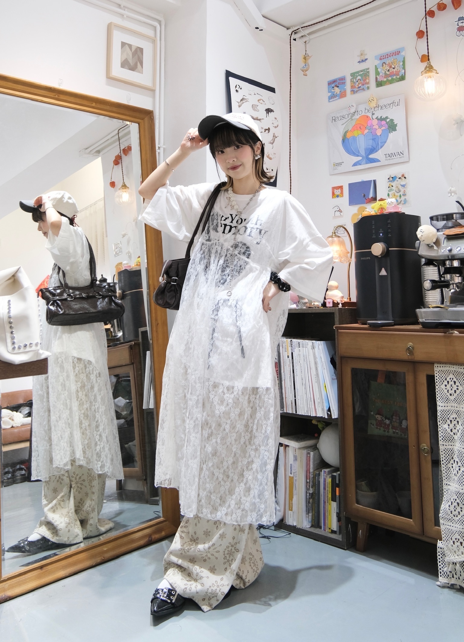 日系感LACE 長Layer