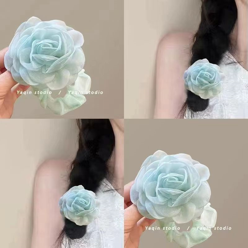 [3 FOR RM10] Camellia Mesh Hair Tie – French Chic Style