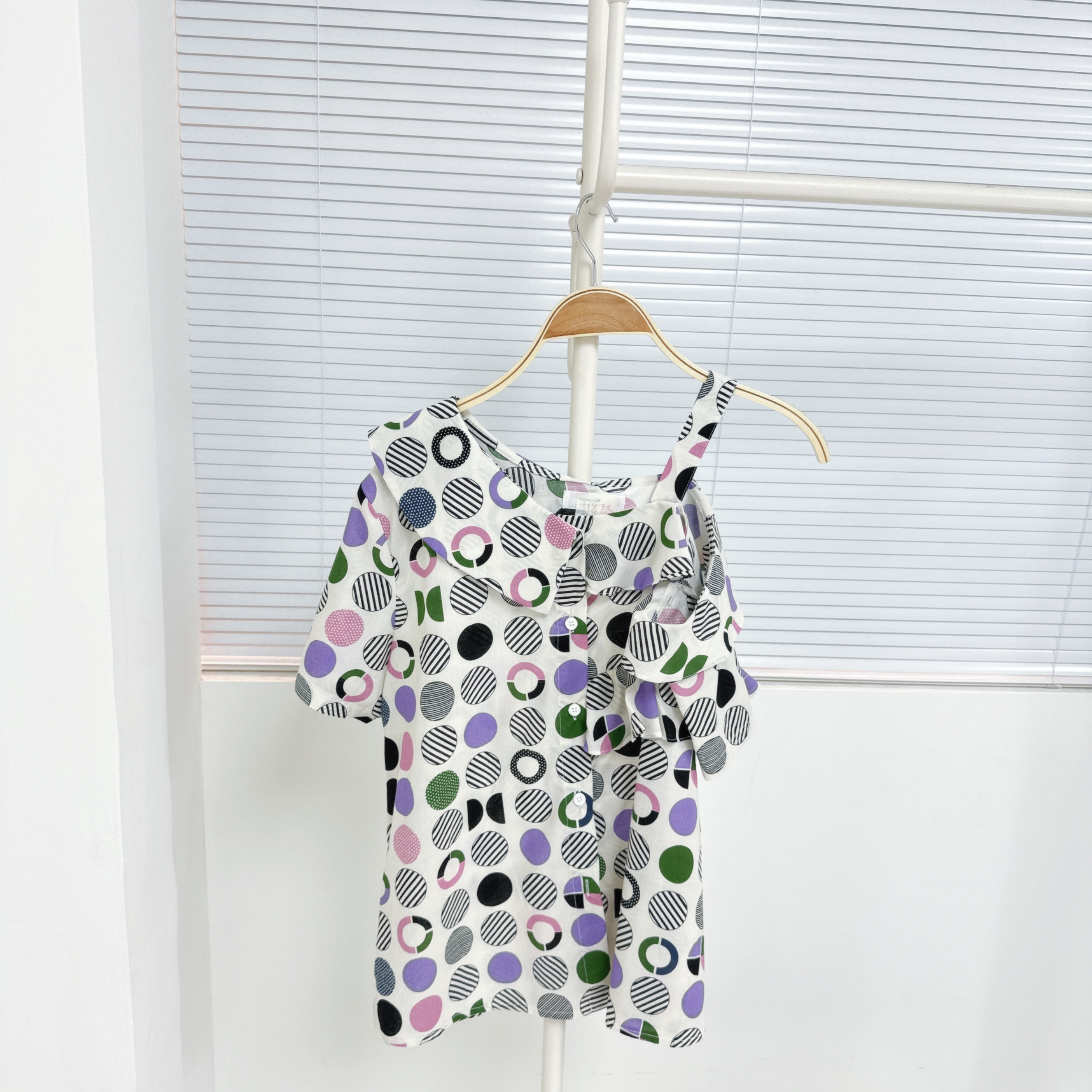 【廠家制】圖案單帶短袖TOP (K15)