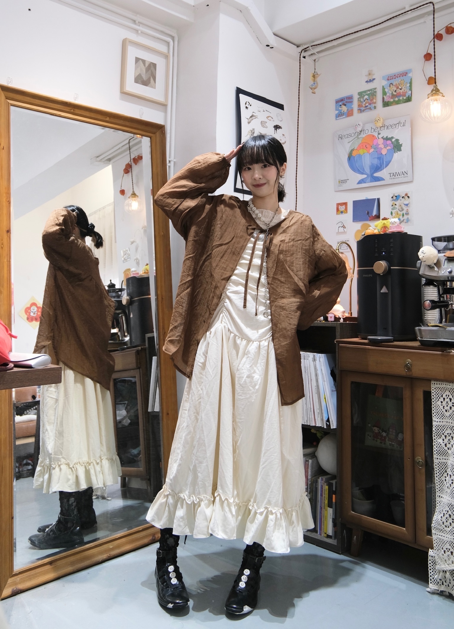 寬鬆紗質薄外套