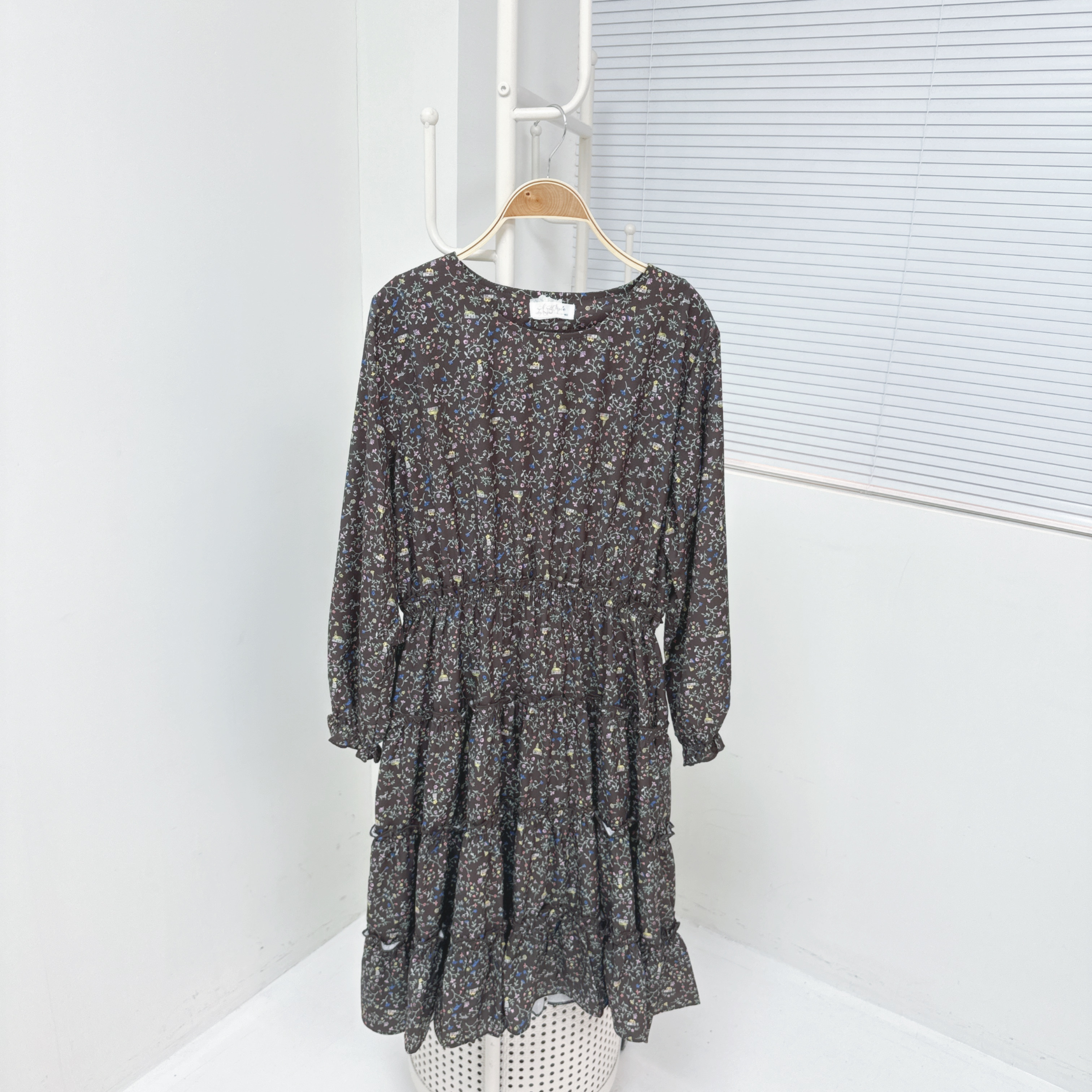 【廠家制】長袖碎花OPS (K2)