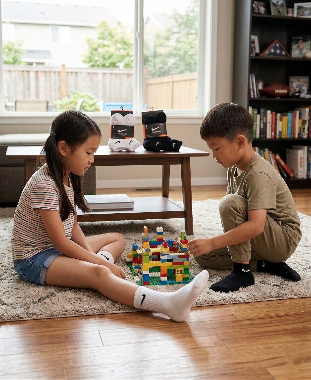 【預購】Nike H030708 大童 (4-7歲) 舒適運動短襪 6 雙裝