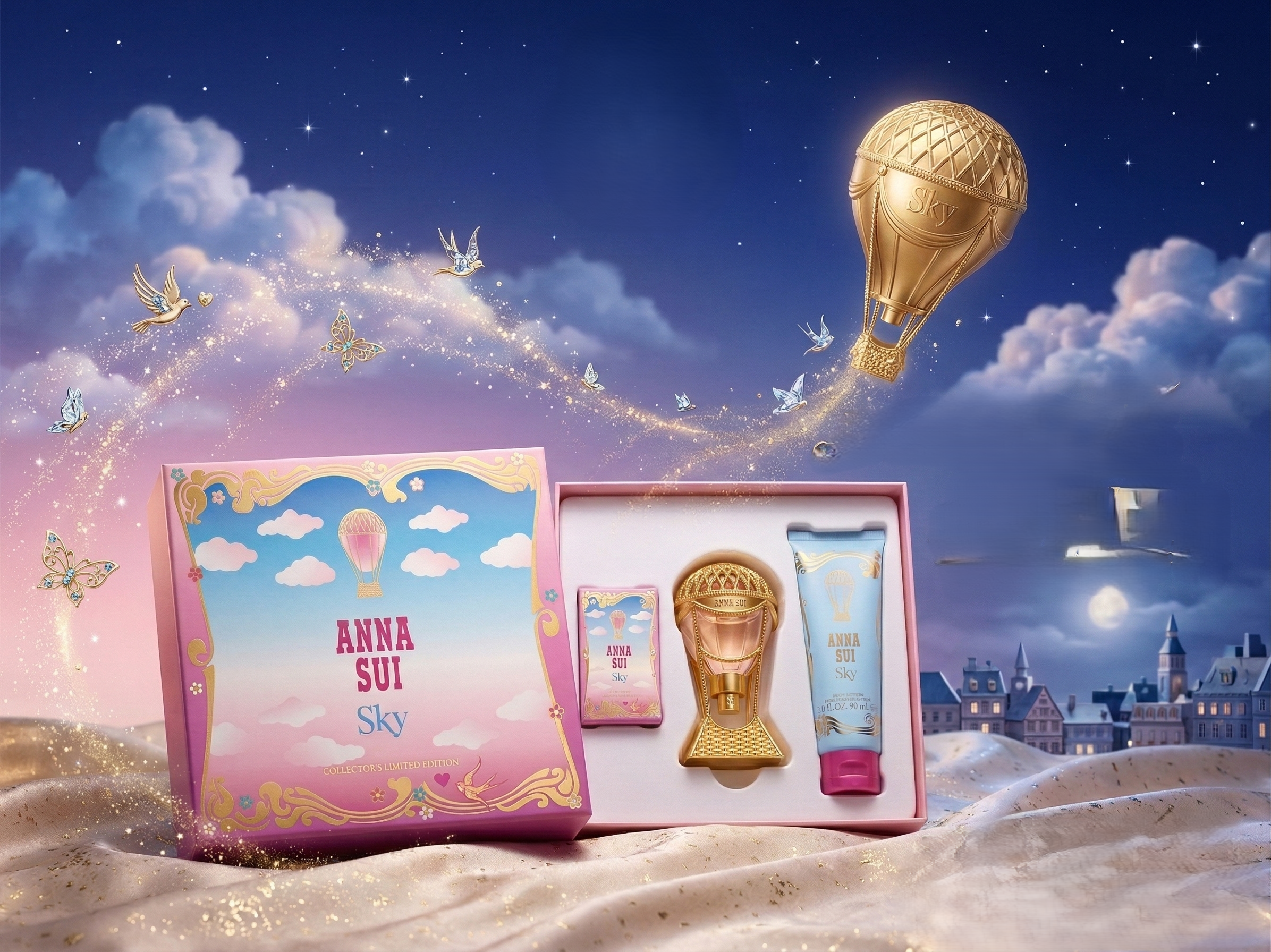 【直播】Anna Sui LX030733 綺幻假期禮盒 50Ml + 5Ml +90Ml