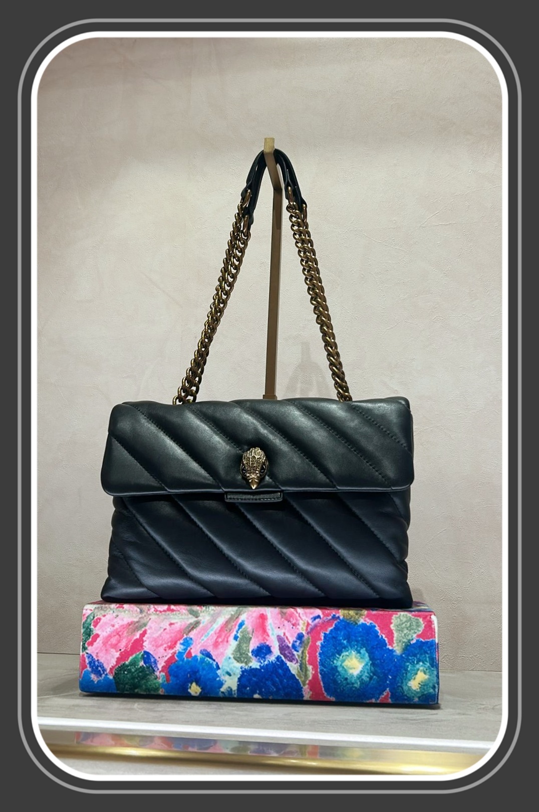 英國代購 (獨立訂單)- KG Kurt Geiger BIG SIZE BAG KG06(羊皮)