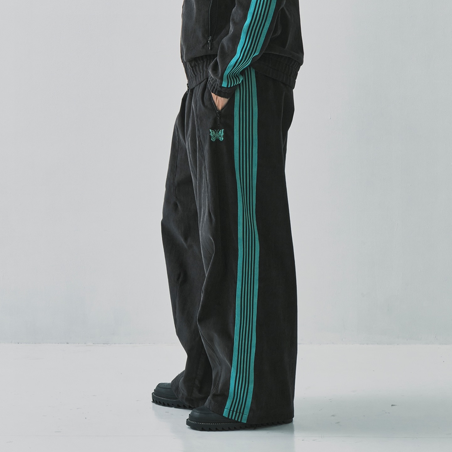 2026SS NEEDLES 別注H.D. TRACK PANT CORDUROY 聯名蝴蝶燈芯絨寬褲