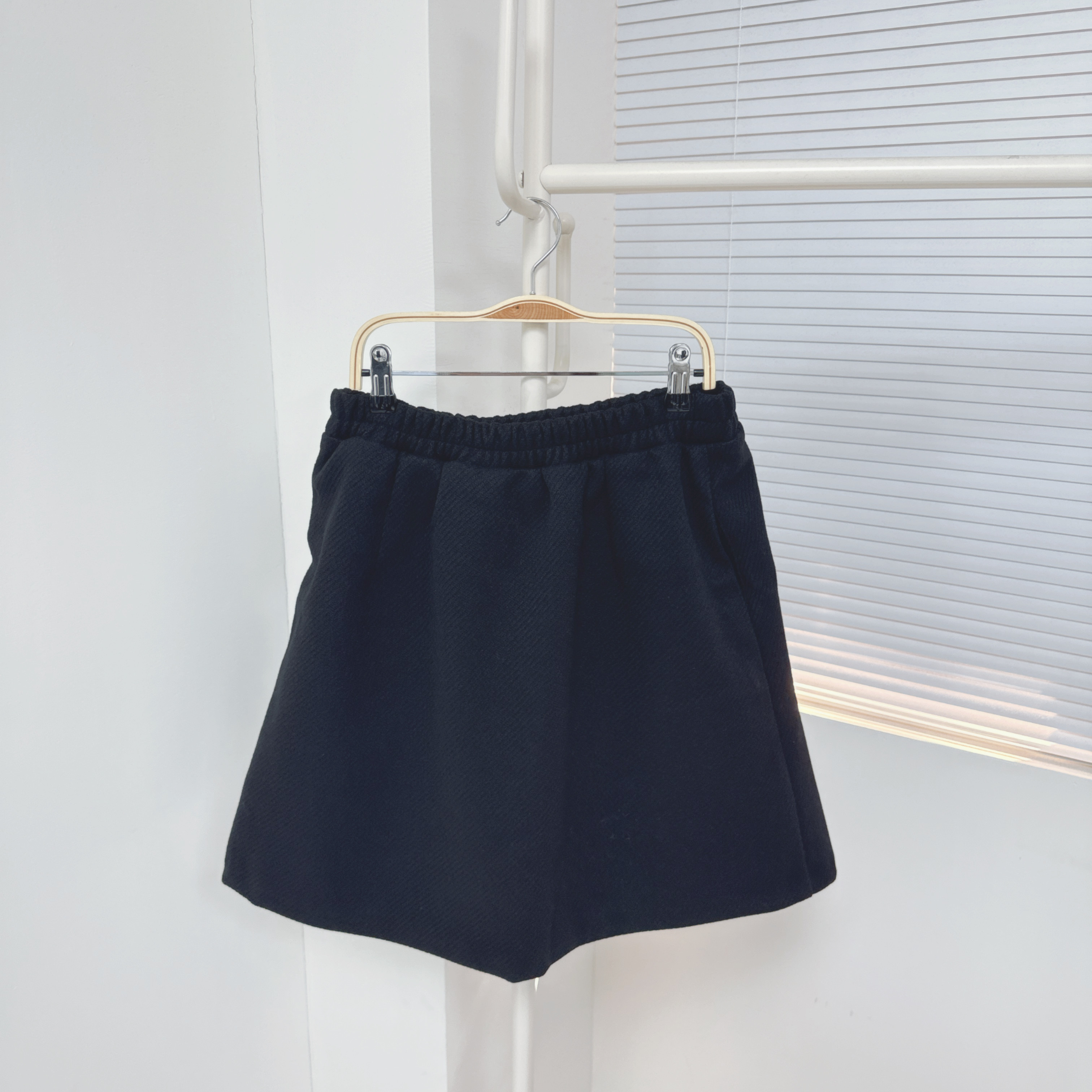 【廠家制】全橡筋腰厚身半裙 (K65)