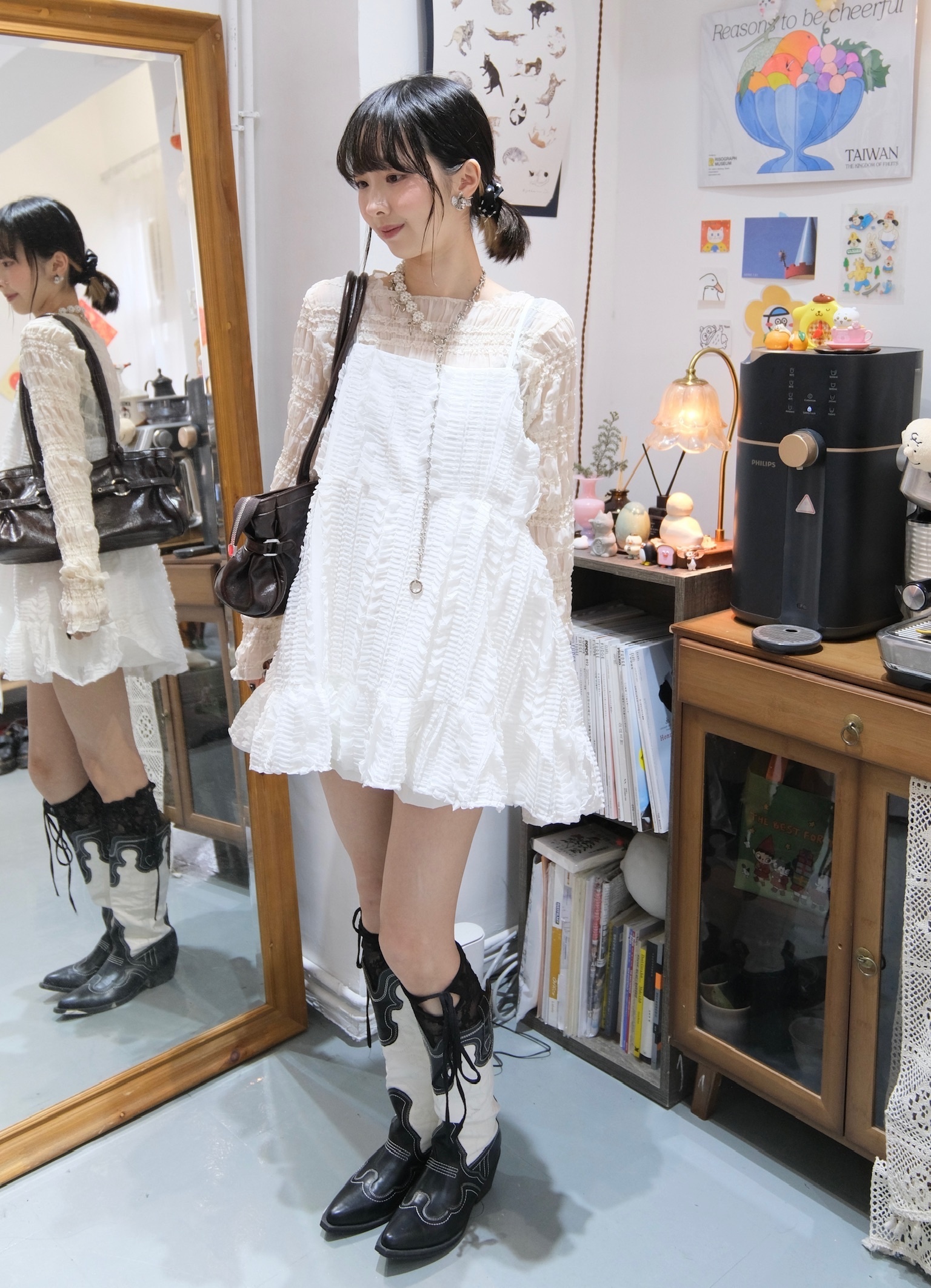 就就紗質Basic top