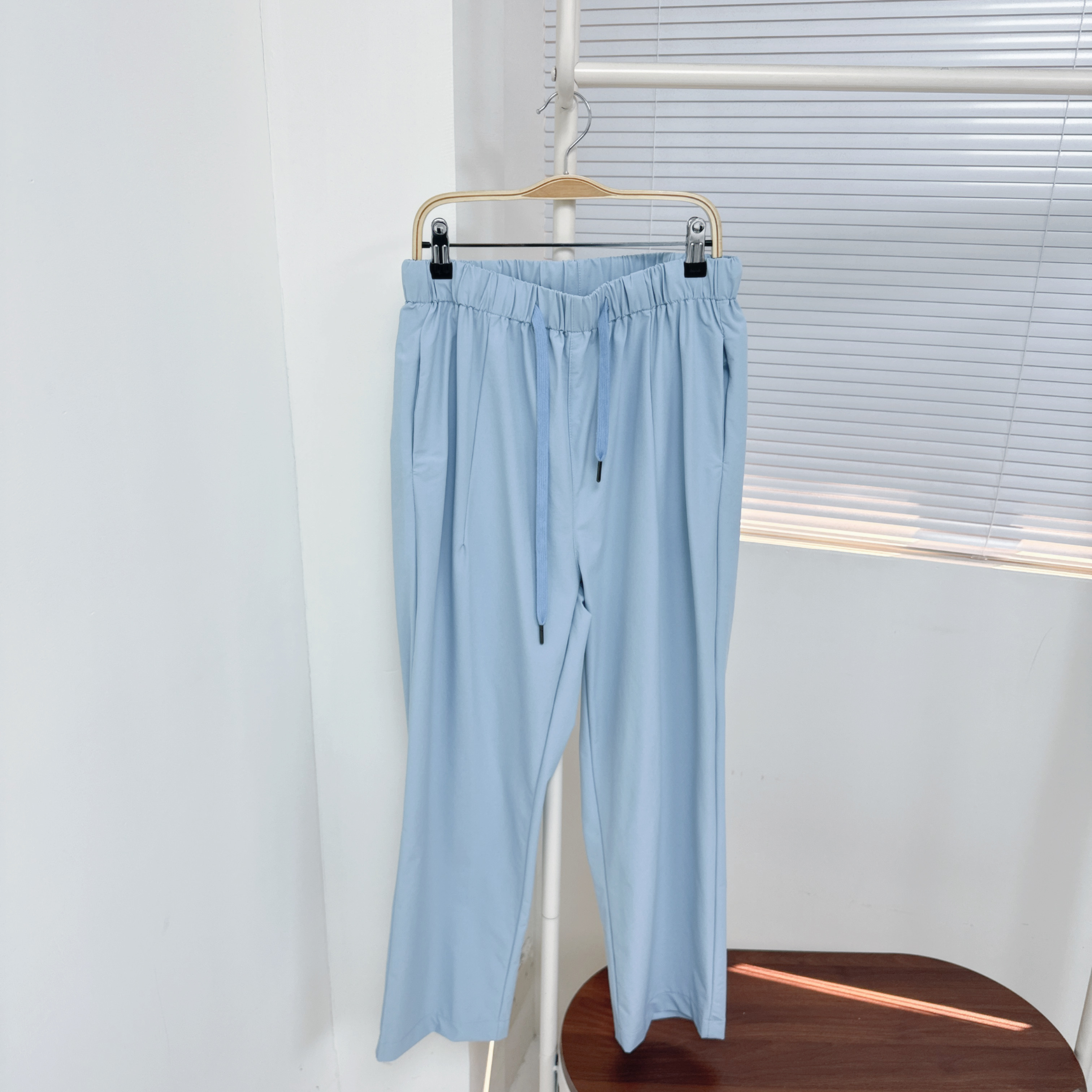 【廠家制】全橡筋腰索繩直腳褲 (K67)