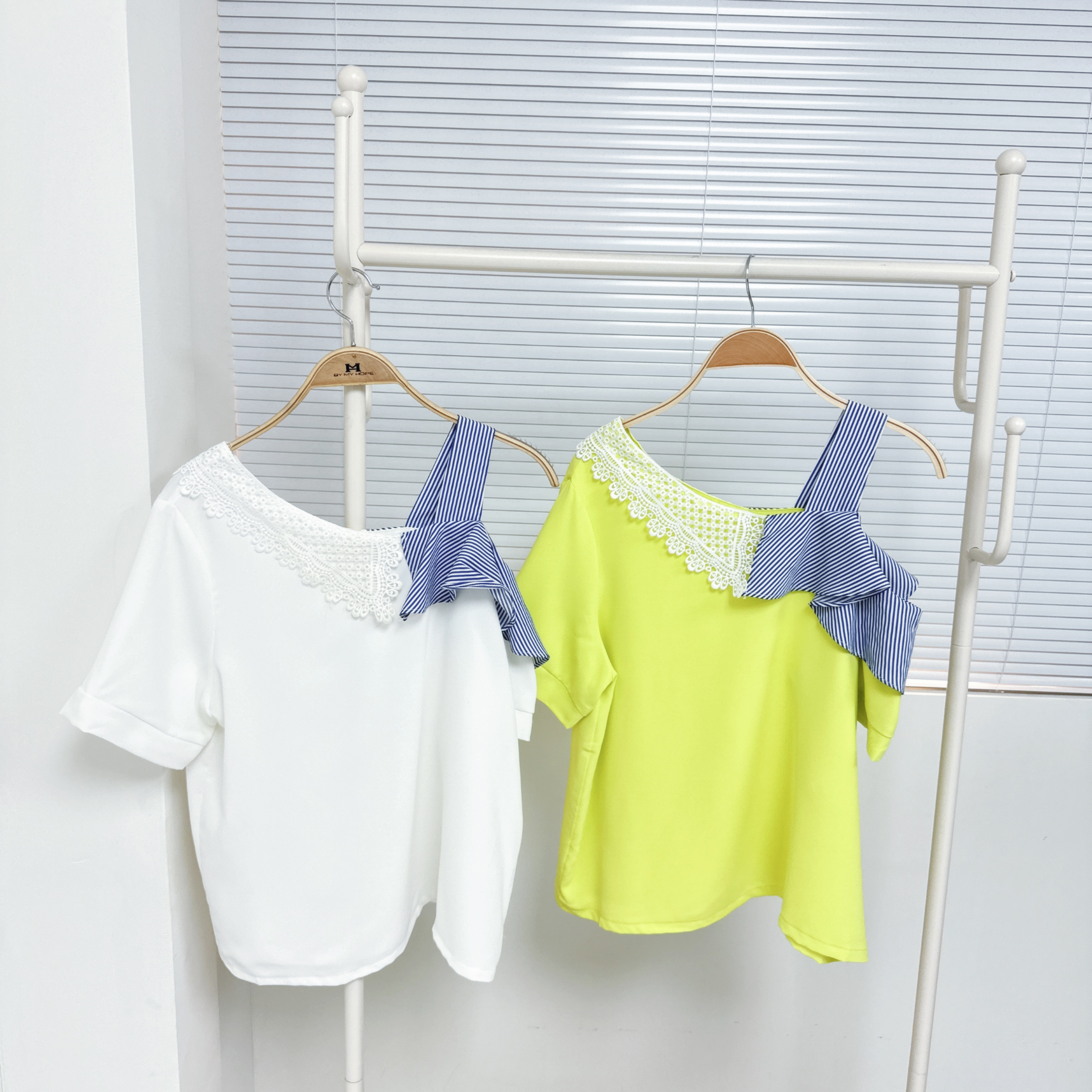 【廠家制】單帶淨色短袖TOP (K37-K38)