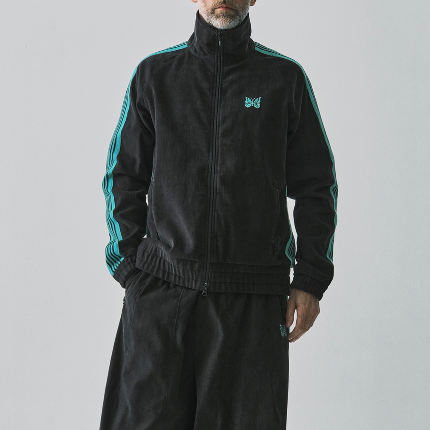 『代購+現貨商品』2026SS NEEDLES 別注 H.D. TRACK JACKET CORDUROY 聯名 蝴蝶 燈芯絨 寬褲 長褲 外套 現貨