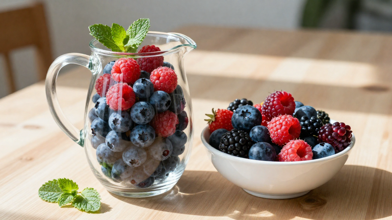 雜莓浸泡水壺代表益生菌內在調理