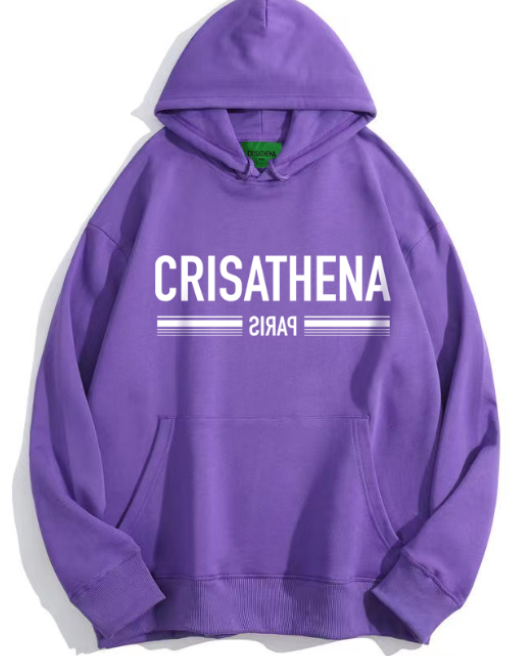 C53 Crisathena Crisathena Paris 連帽圍衣 - 紫色 PURPLE