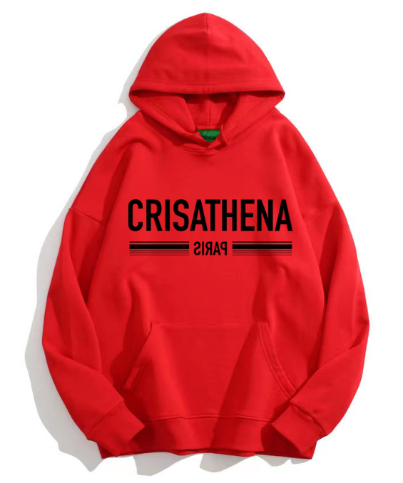 C54 Crisathena Crisathena Paris 連帽圍衣 - 紅色 RED