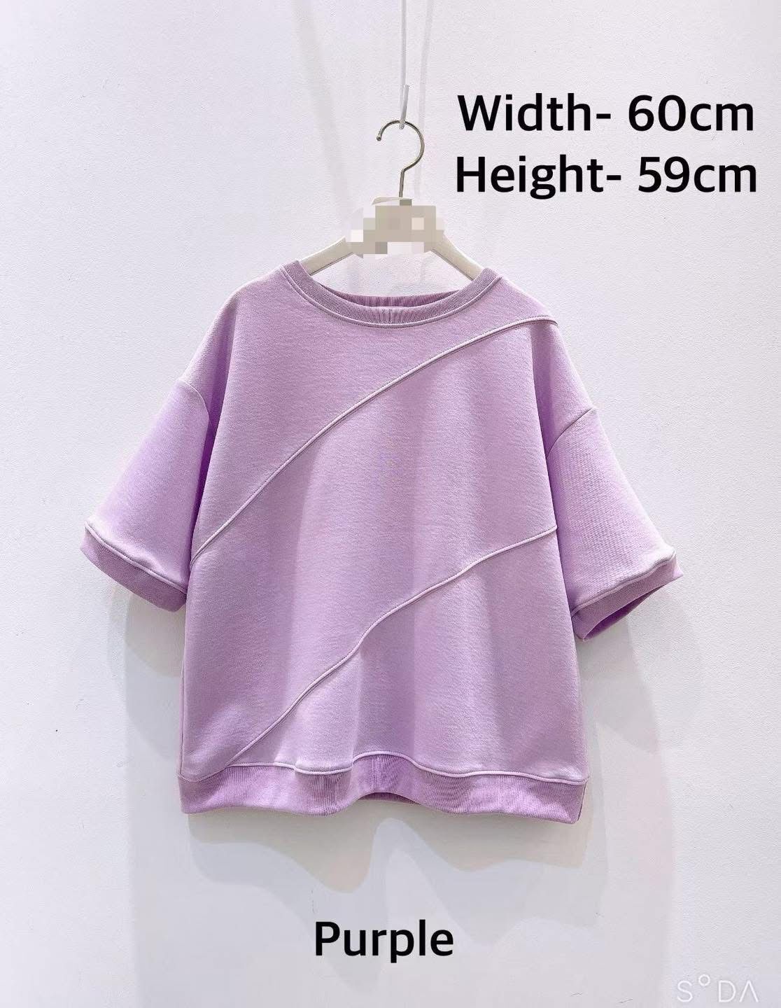 韓國高質牌子大size 淨色衫