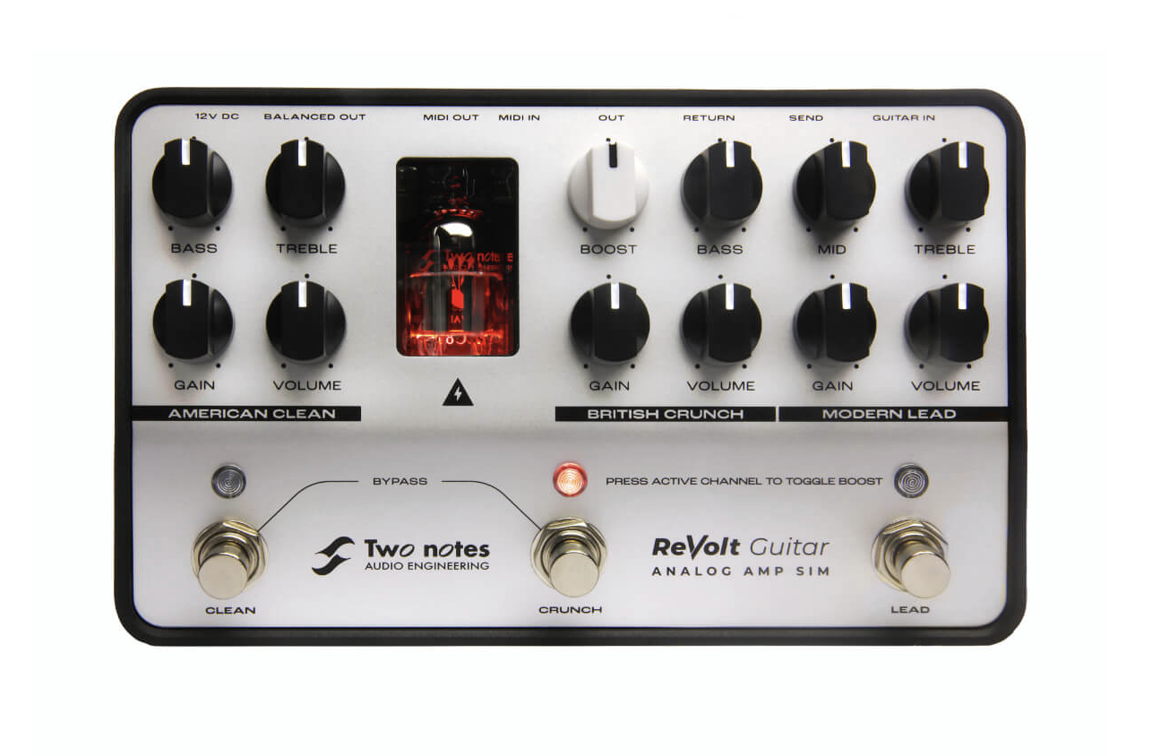 TWO NOTES Two Notes ReVolt Guitar Analog Amp Sim 音箱模擬效果器 — 三峽吉他 / Bass