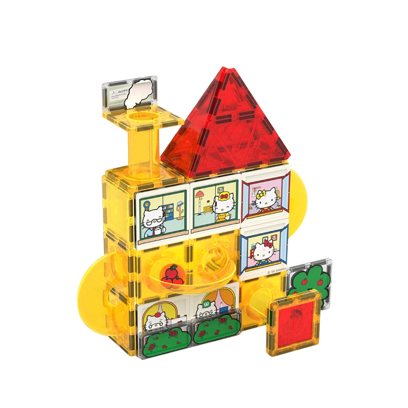 picassotiles 三麗鷗系列 軌道彩繪磁力片