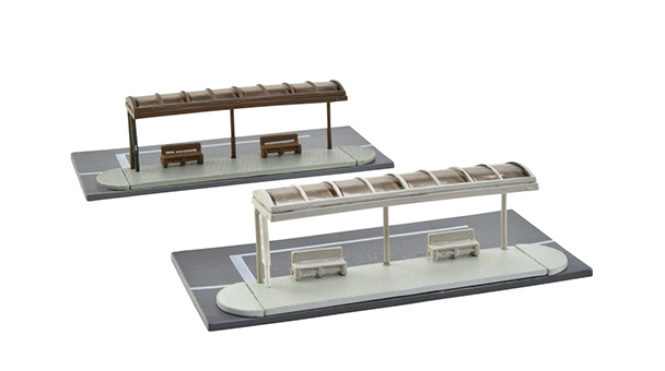 Tomytec 情景小物007-5 N規 公車站 A5