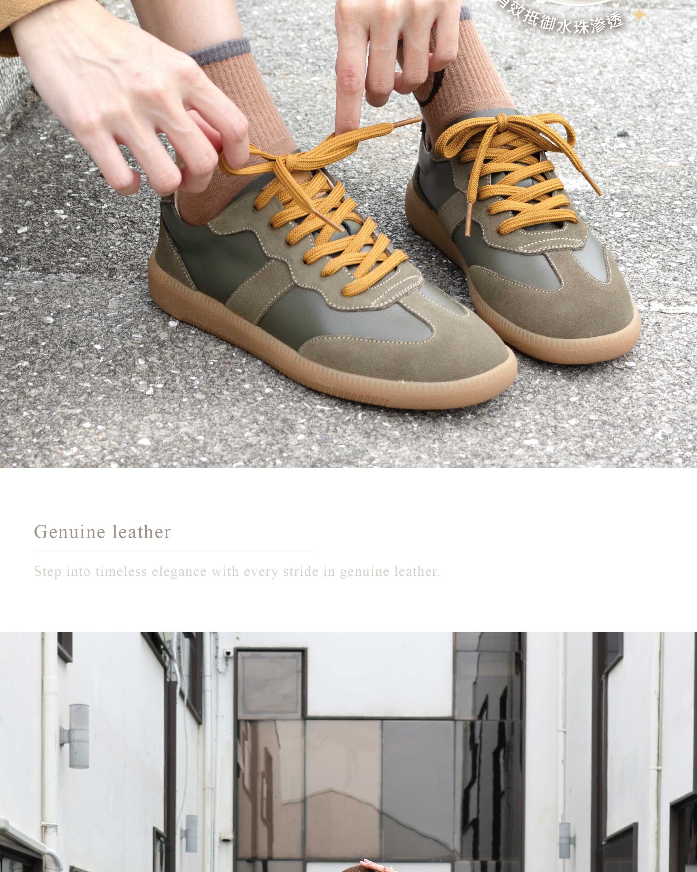 Sanly Joy 真皮德訓鞋 3M防潑水技術處理