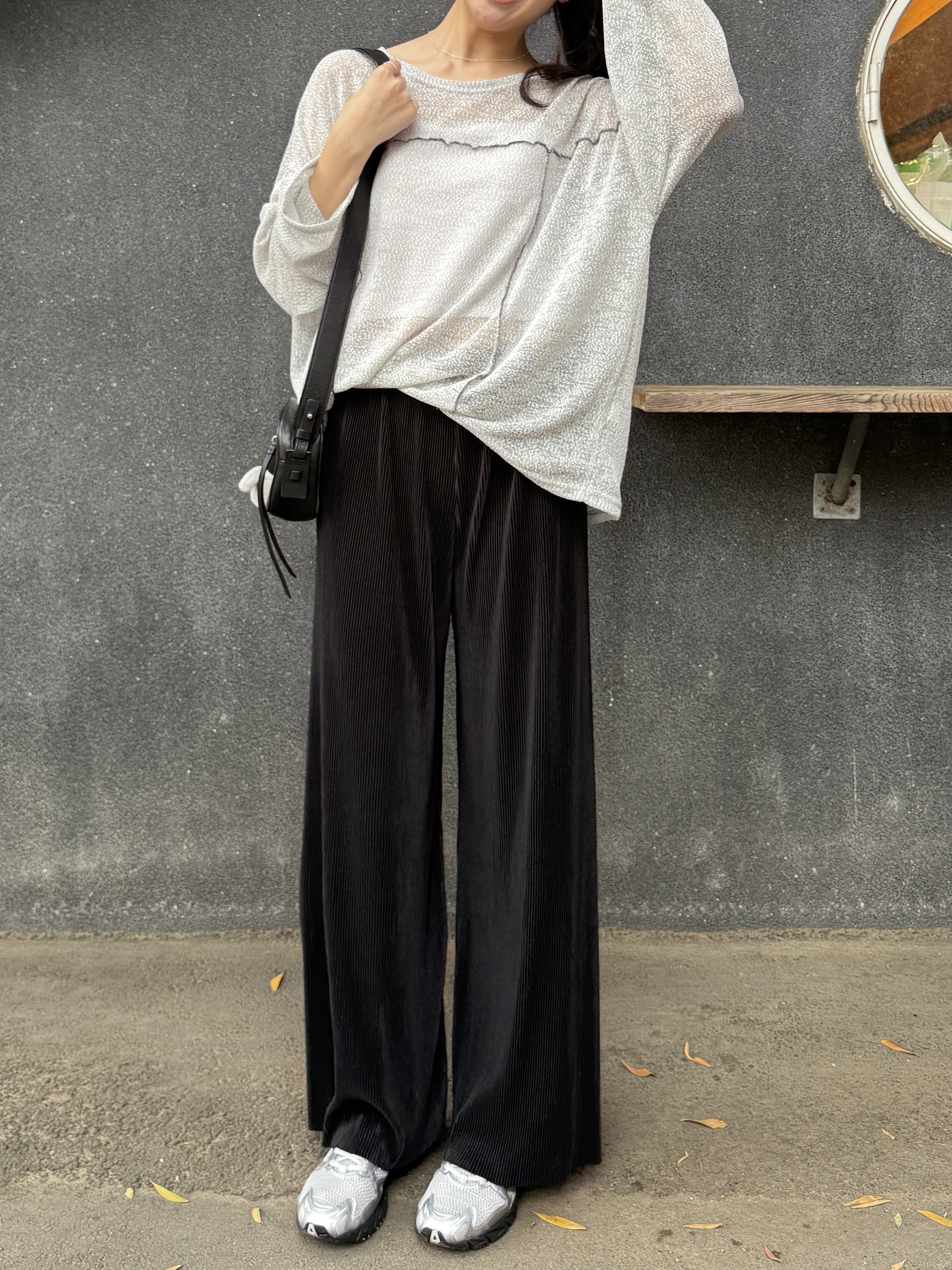 顯瘦百摺壓紋涼涼褲*3色