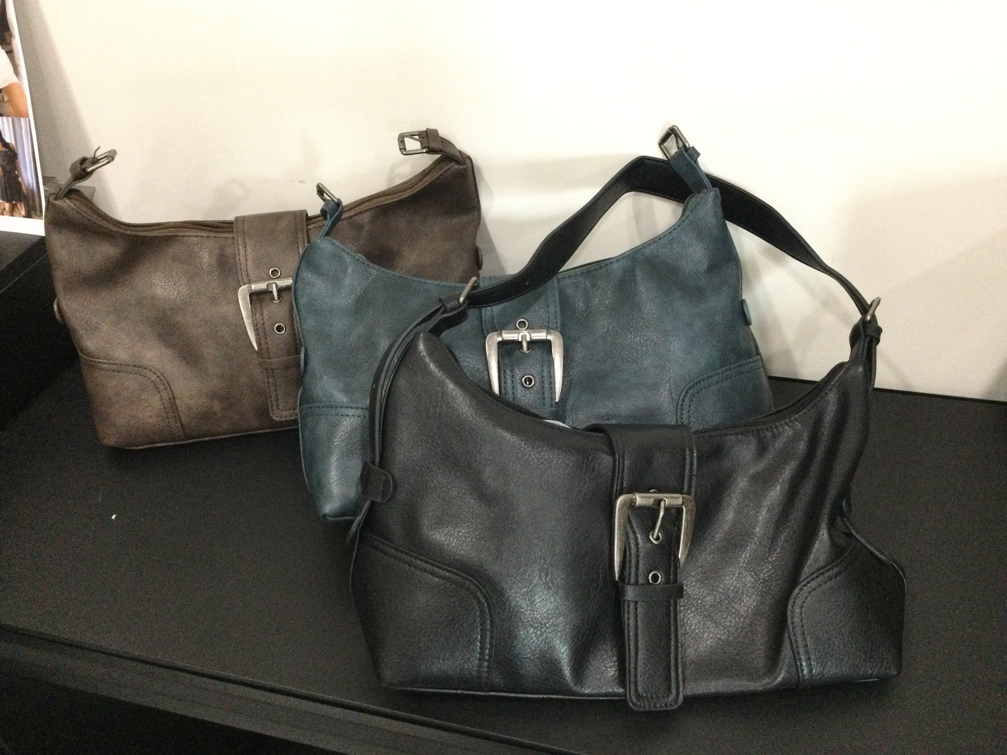 復古方釦腋下包