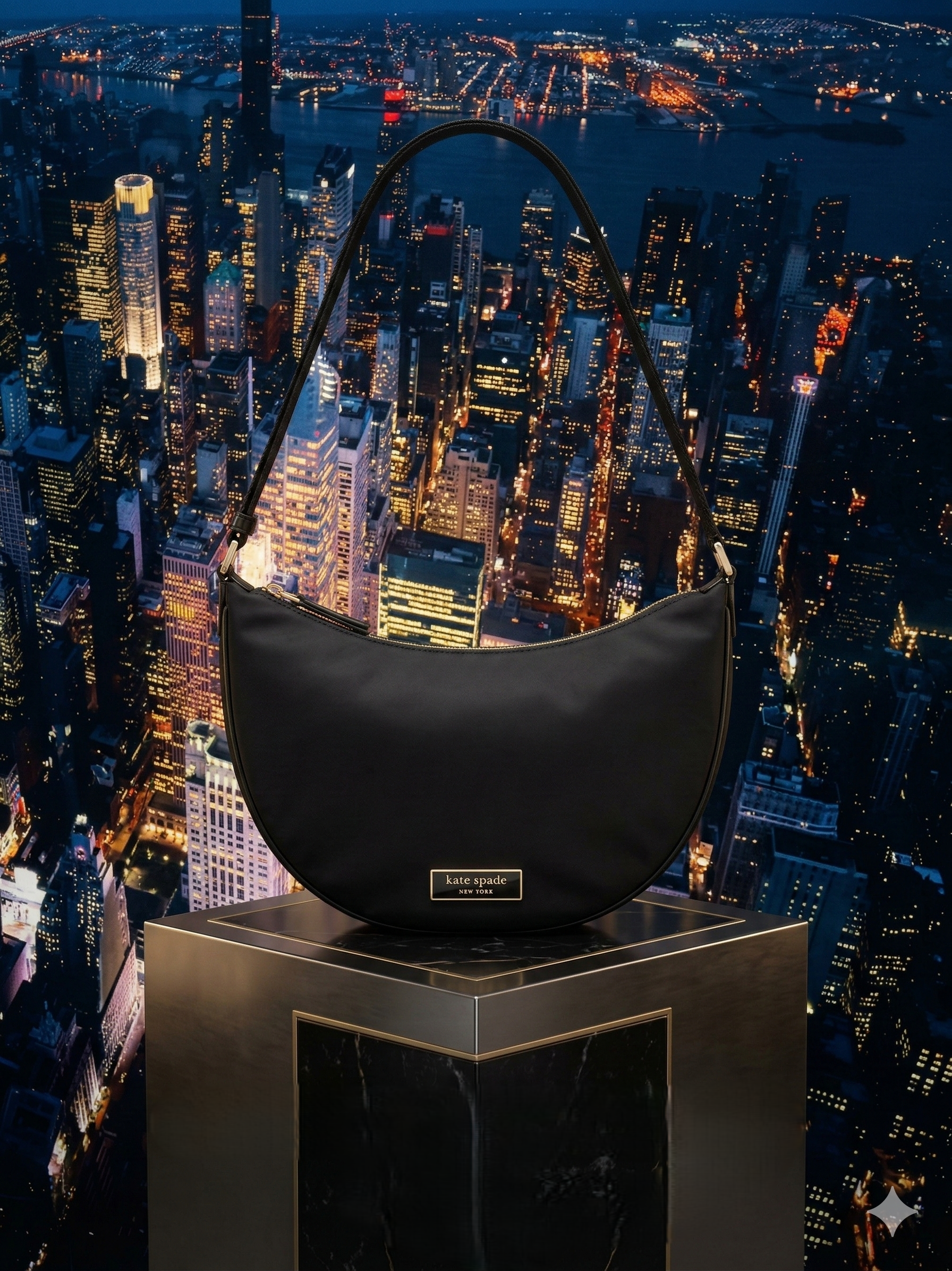 【直播】Kate Spade LX030746 Carter 尼龍中號單肩包