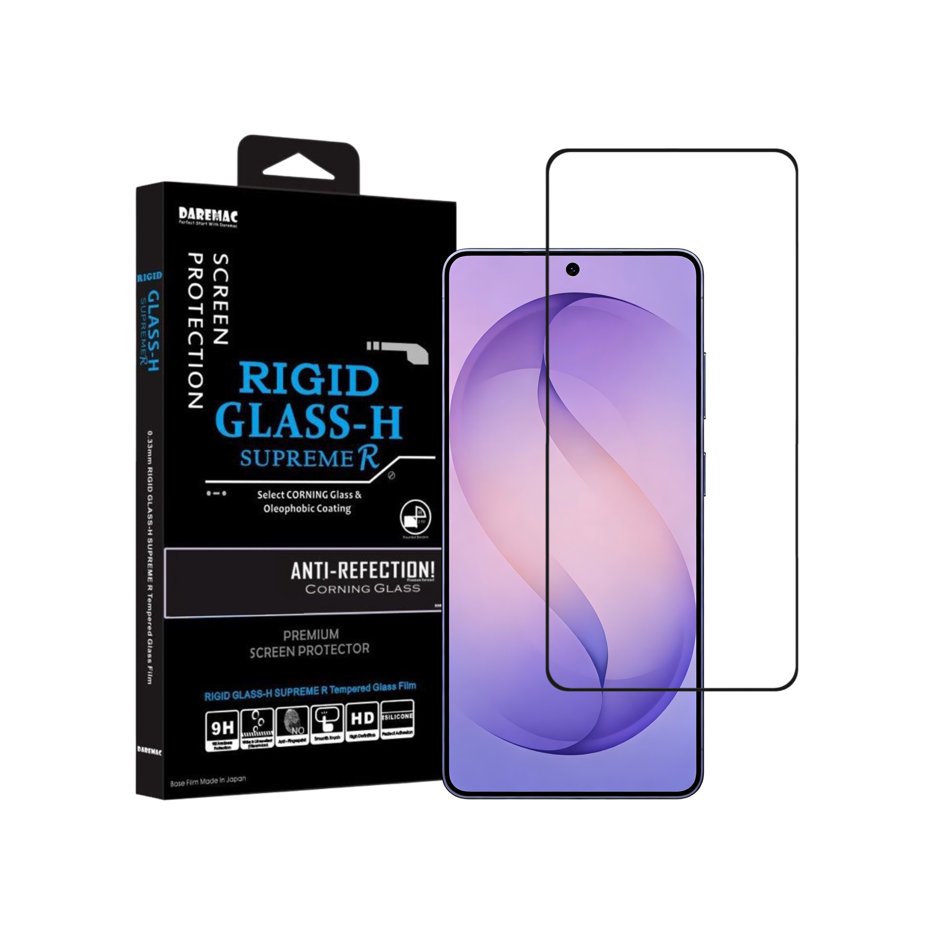 Daremac Galaxy S26 Ultra Rigid Glass-H 2.5D 抗反射高清康寧玻璃螢幕保護貼