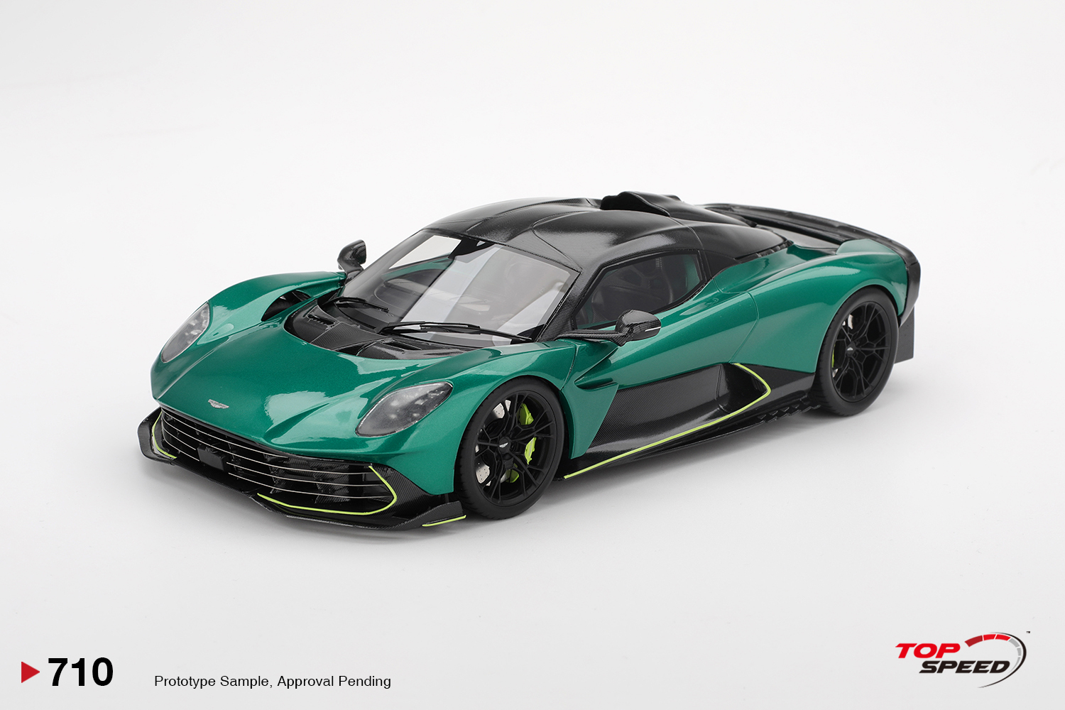 預訂(訂金$300) (預訂價$1332):1/18 Topspeed  Aston Martin Valhalla Podium Green (TS0710)