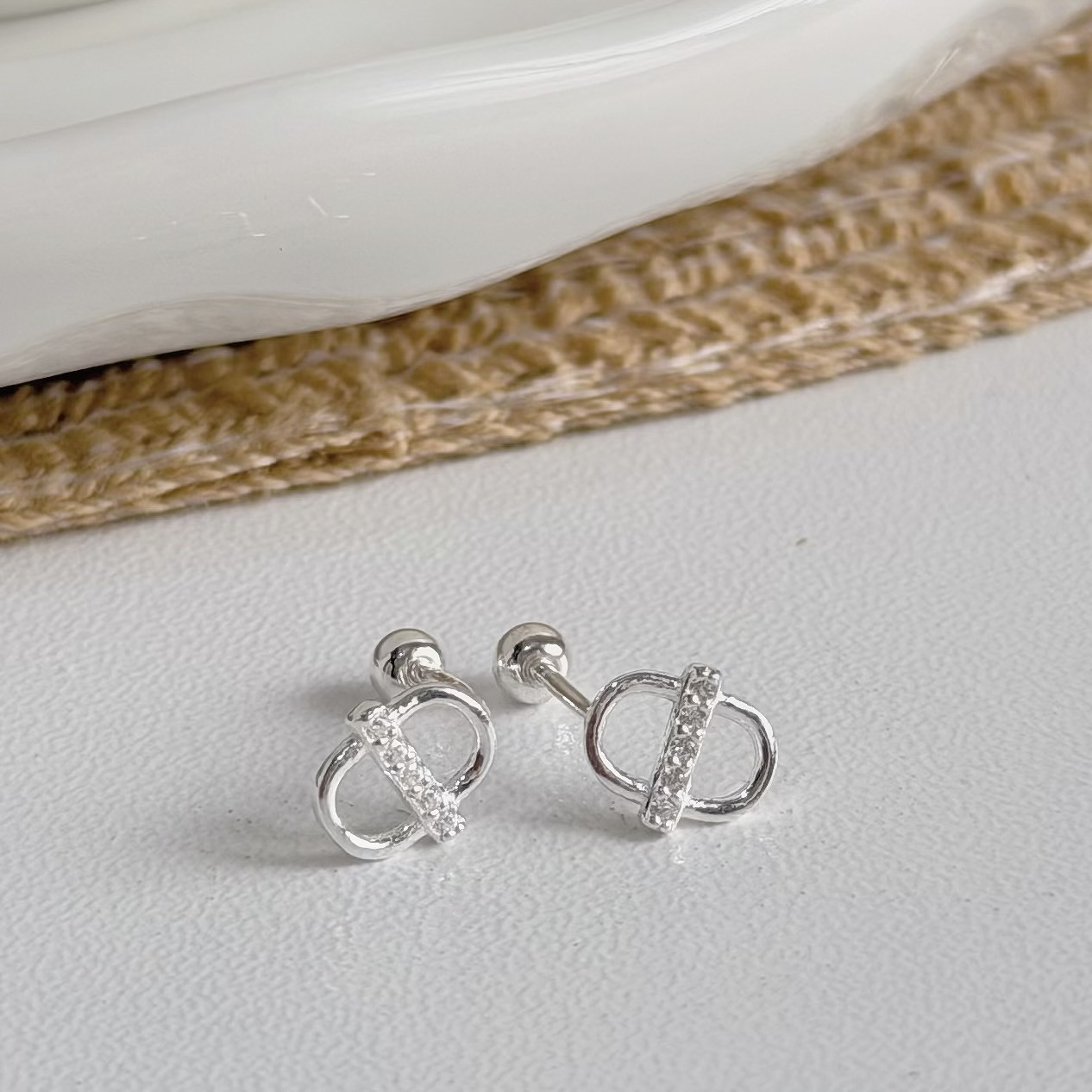 V270排鑽豬鼻純銀鎖針