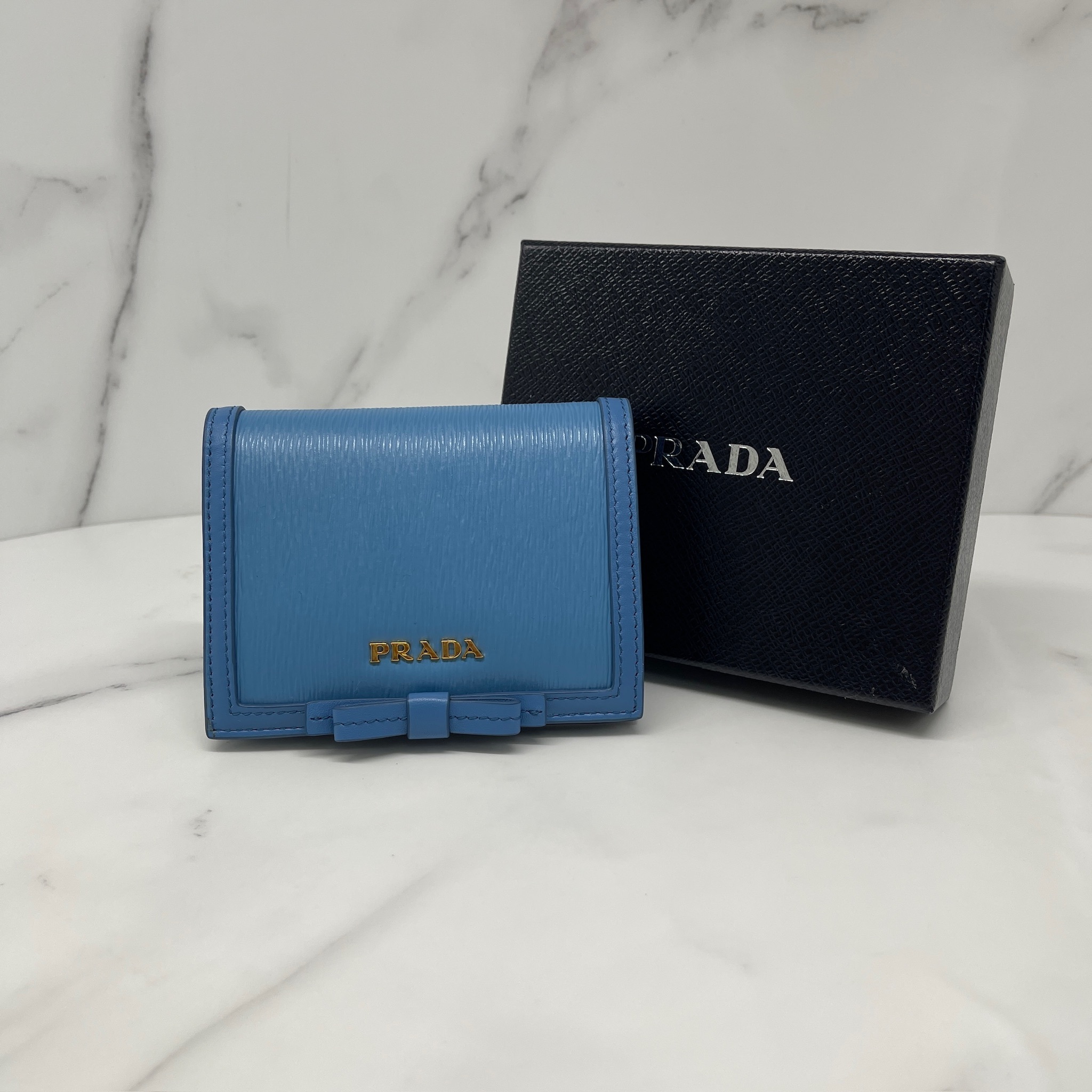 Prada Wallet With Bow Tie