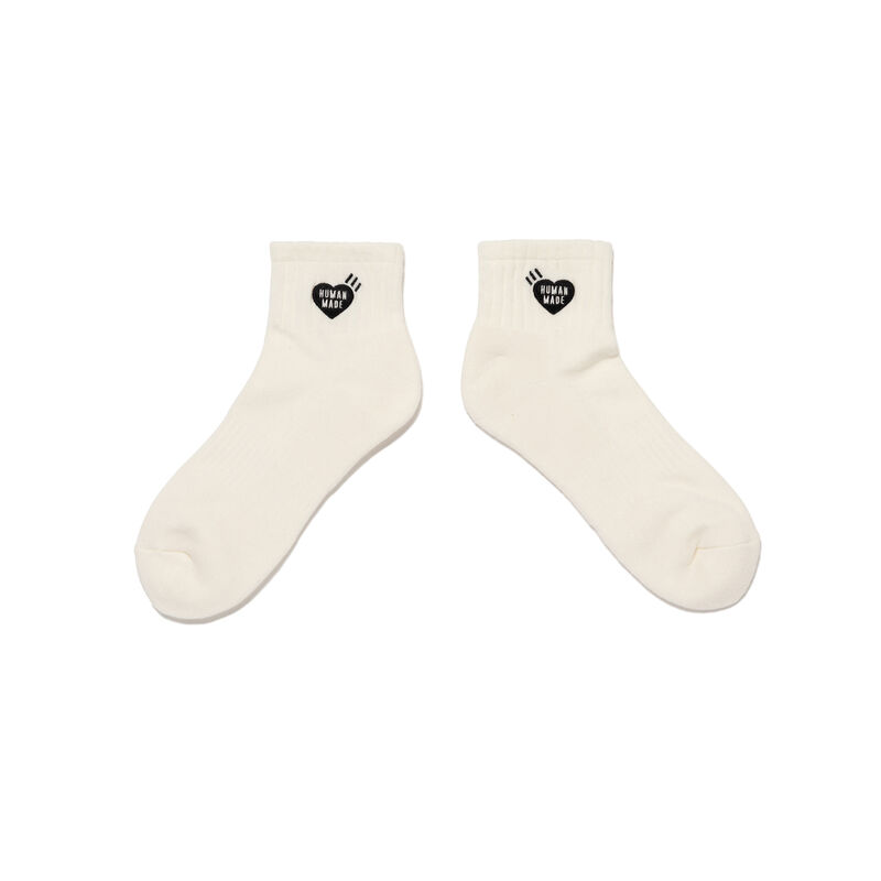 2026SS HUMAN MADE SHORT PILE SOCKS 黑愛心 短襪 襪子 LOGO 現貨 HM31GD061