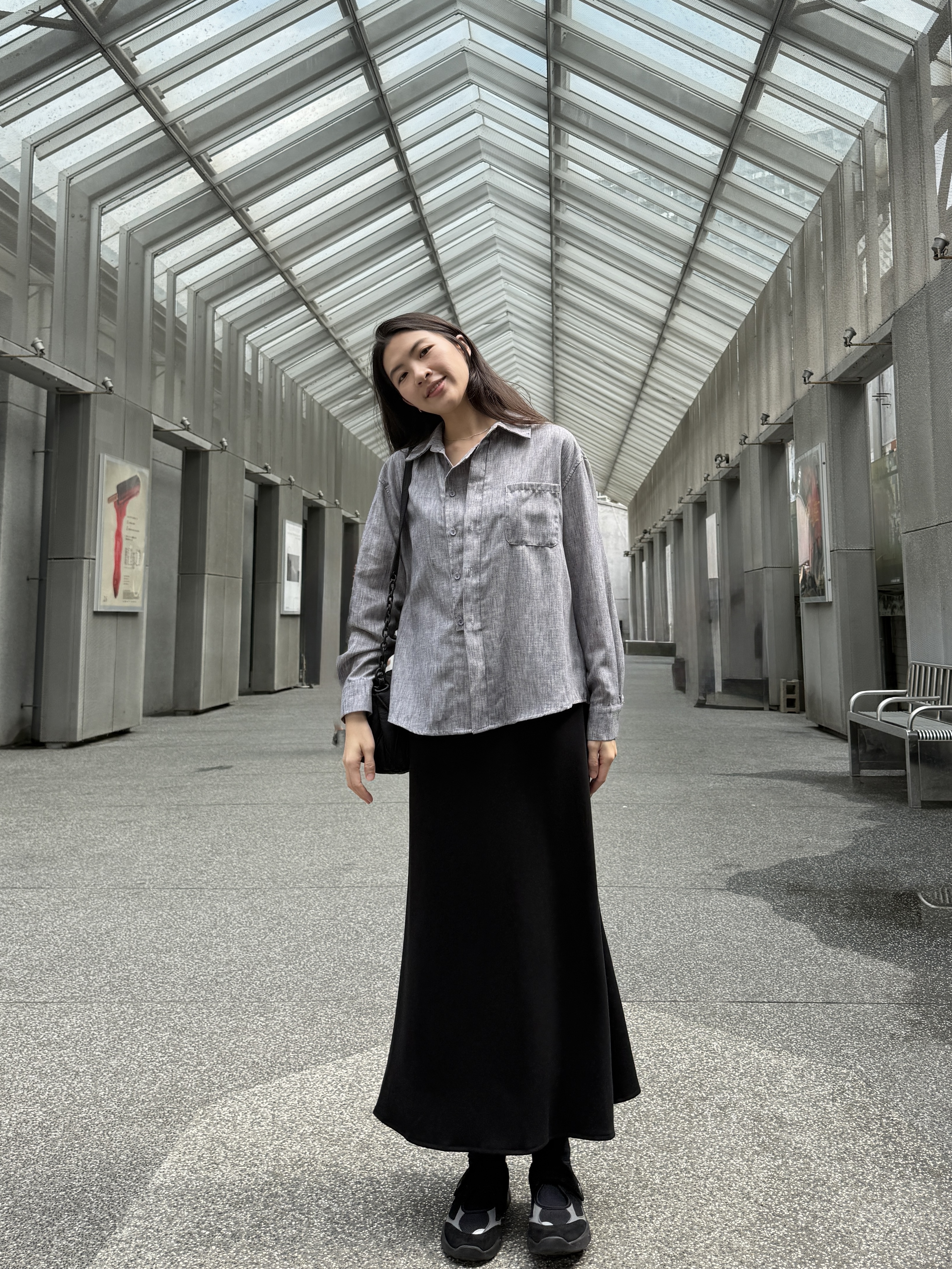 棉麻雙排扣設計感襯衫*3色