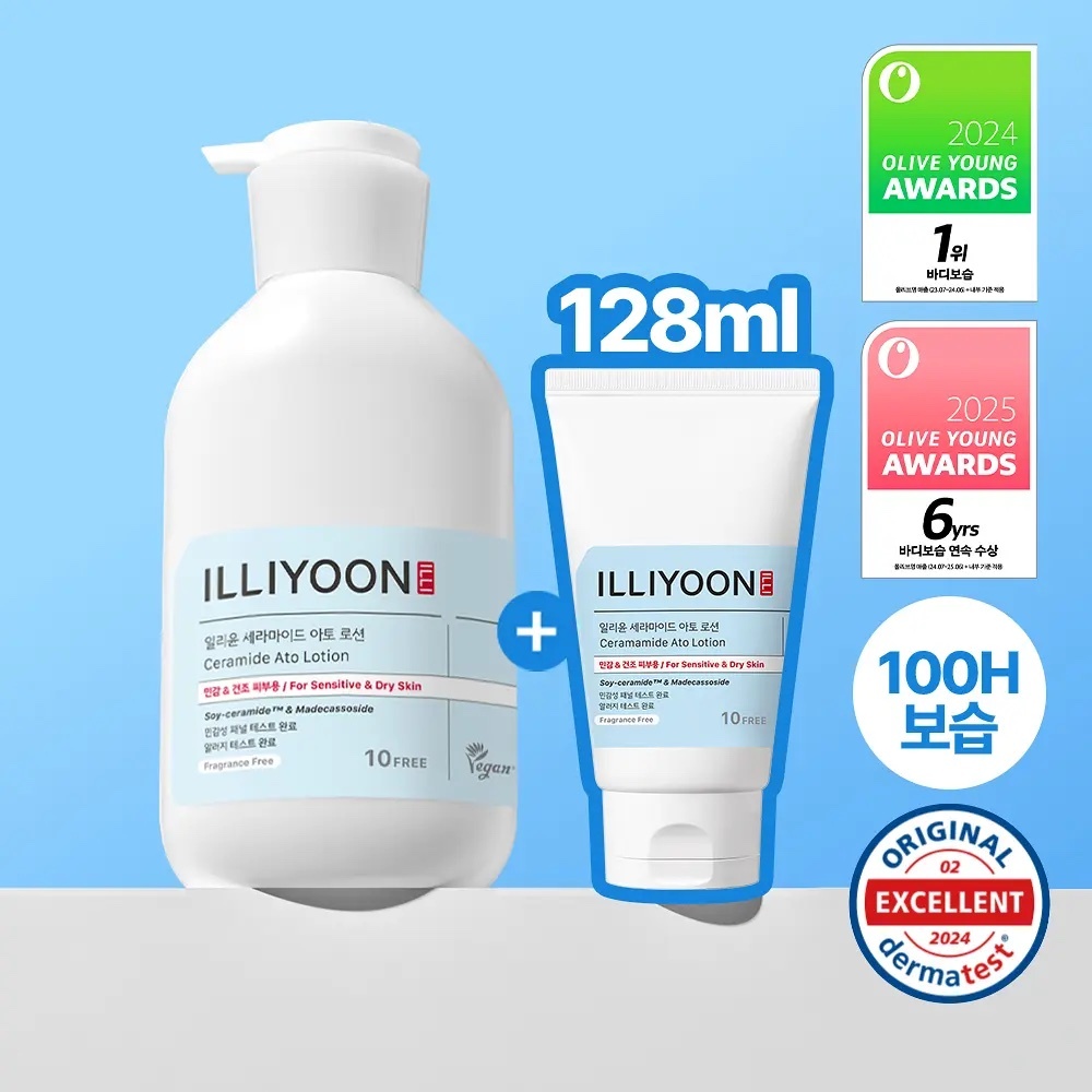 《Olive young連線》 ILLIYOON Ceramide Ato Lotion 600+128mL