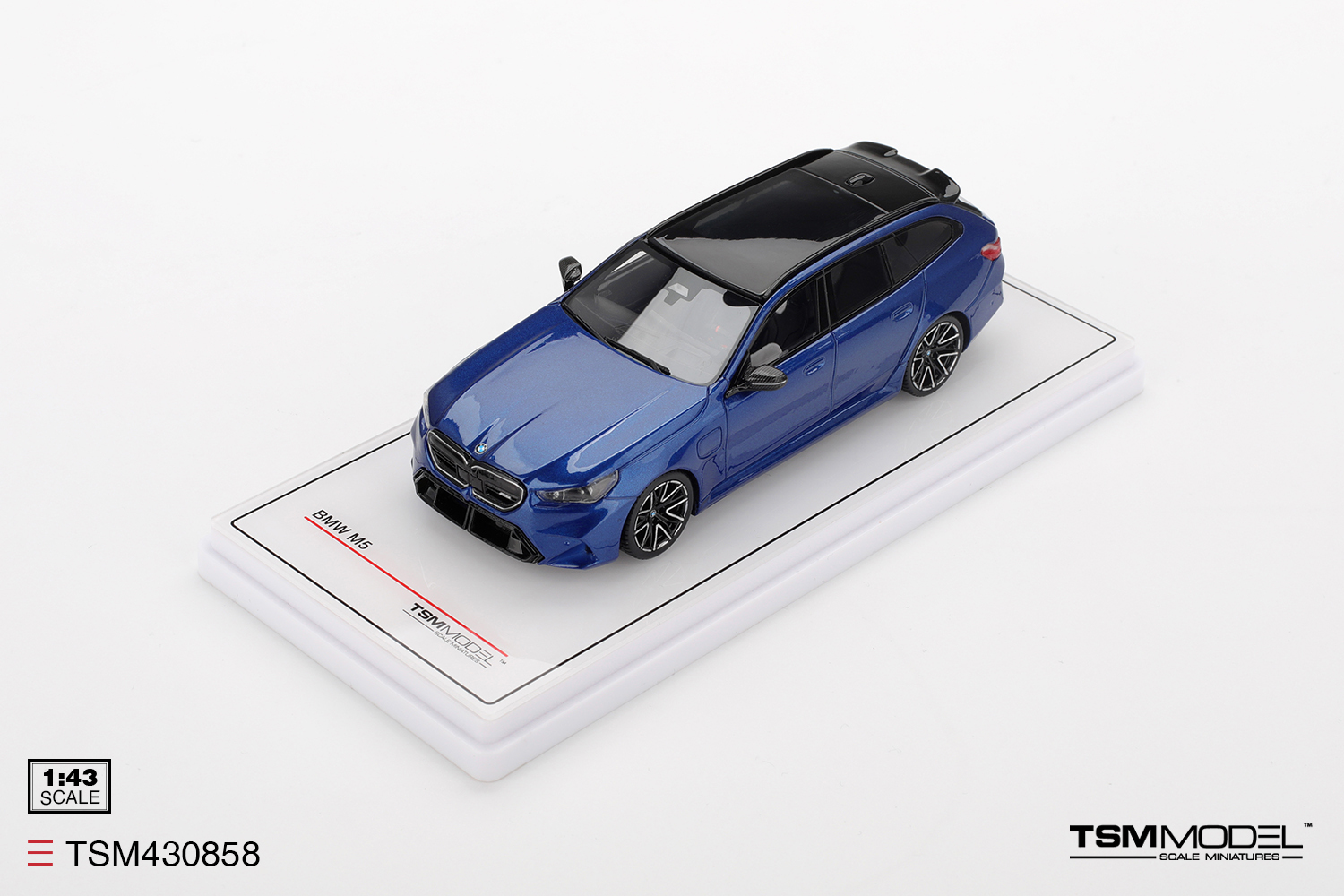 預訂:1/43 TSM BMW M5 Marina Bay Blue Metallic (TSM430858)